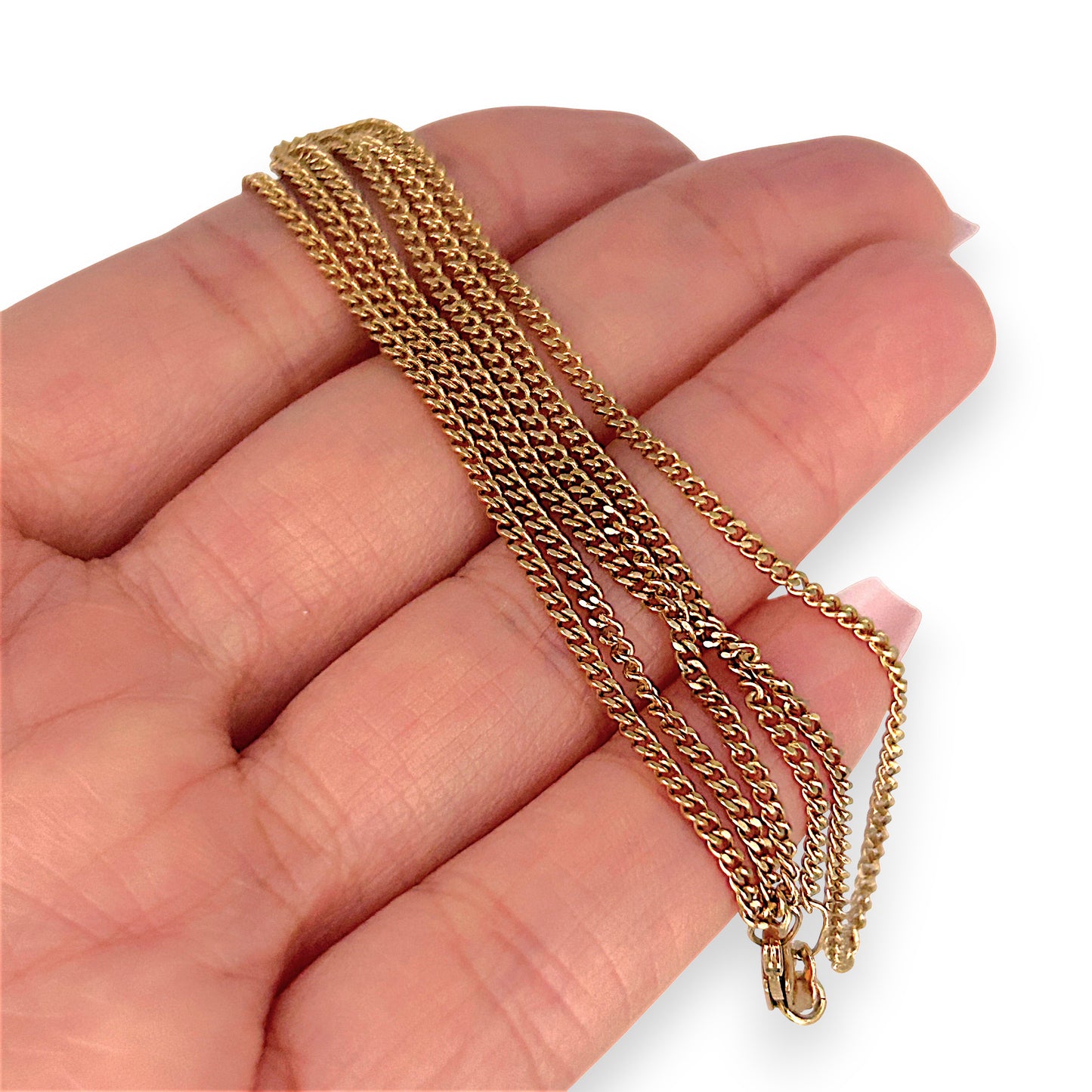 GOLD DEAL | 10ct (10K) Gold Michael HIll Classic Soft Round Curb Link Chain 51cm