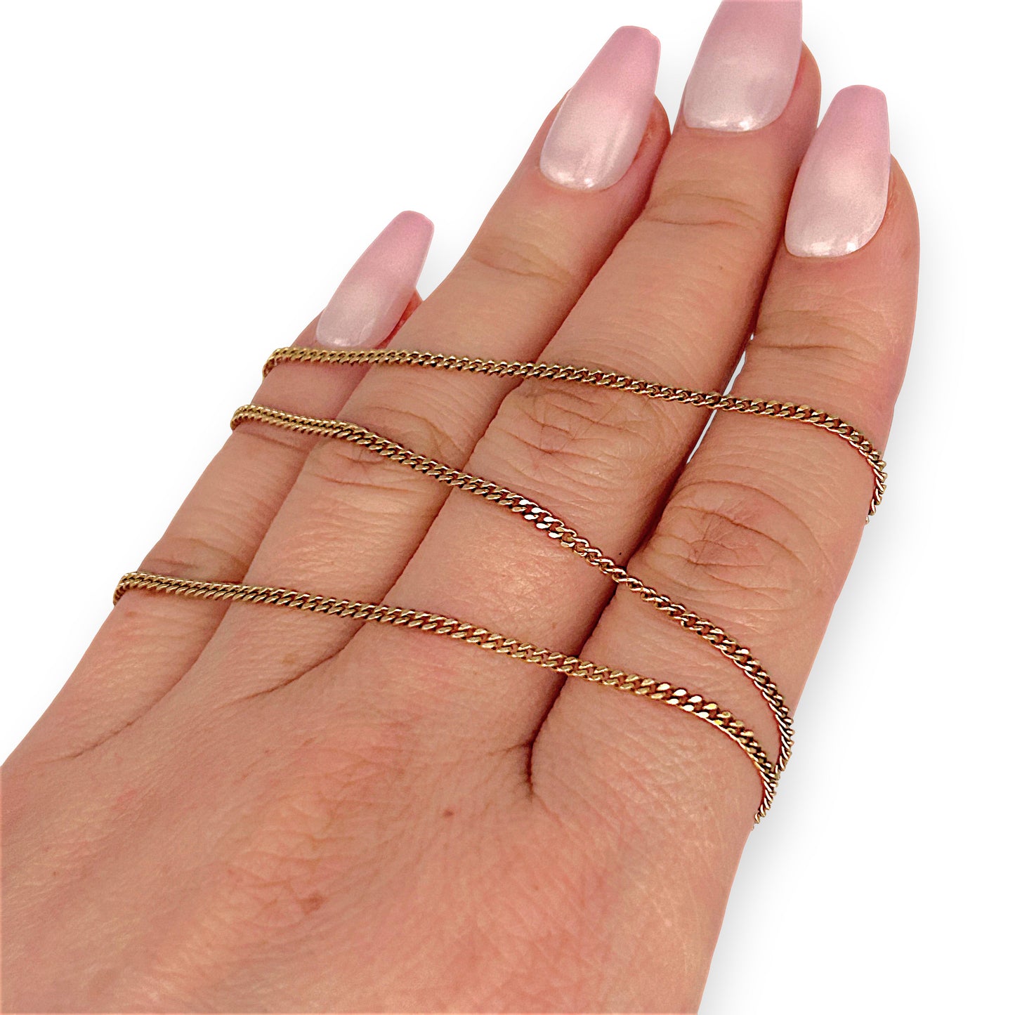 GOLD DEAL | 10ct (10K) Gold Michael HIll Classic Soft Round Curb Link Chain 51cm