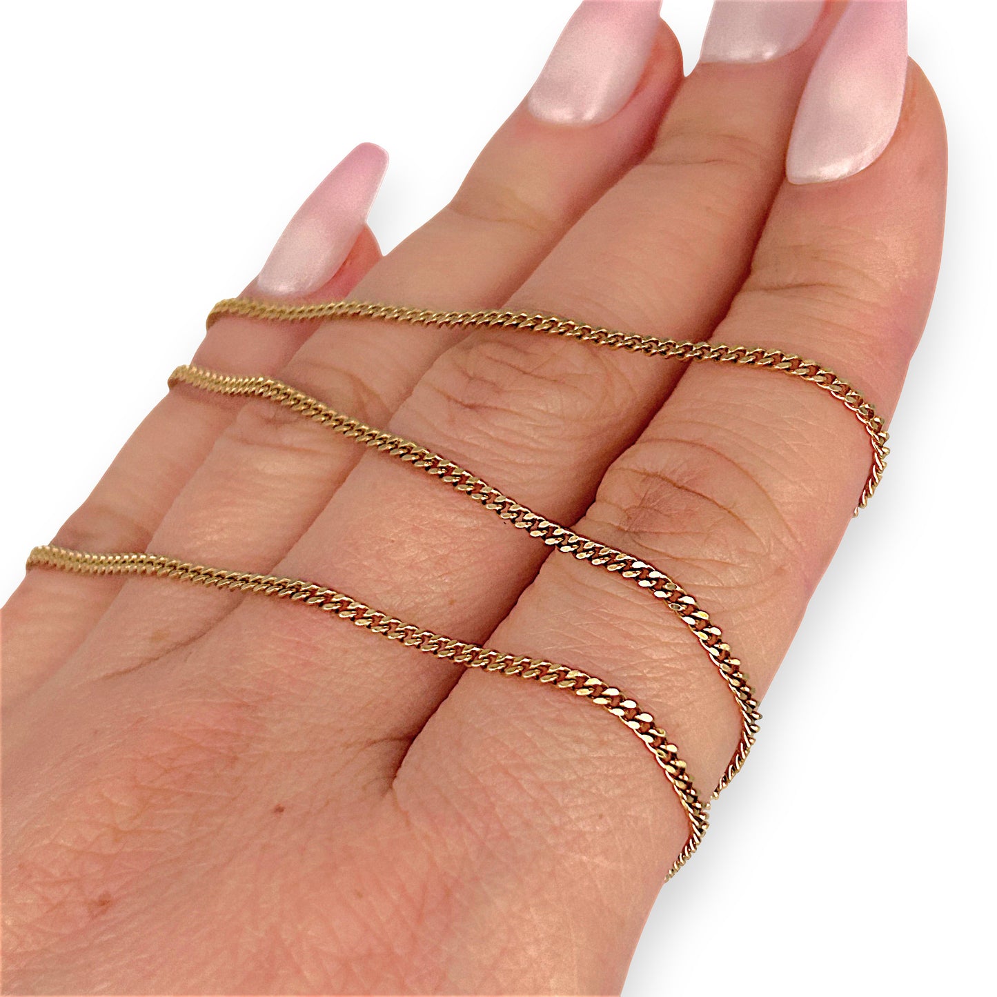 GOLD DEAL | 10ct (10K) Gold Michael HIll Classic Soft Round Curb Link Chain 51cm