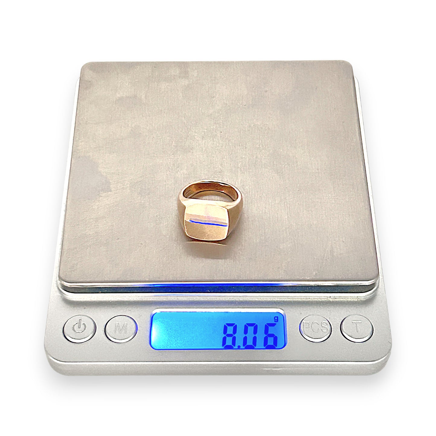 GOLD DEAL | 10ct (10K) Gold Soft Square Signet Ring by MIchael Hill