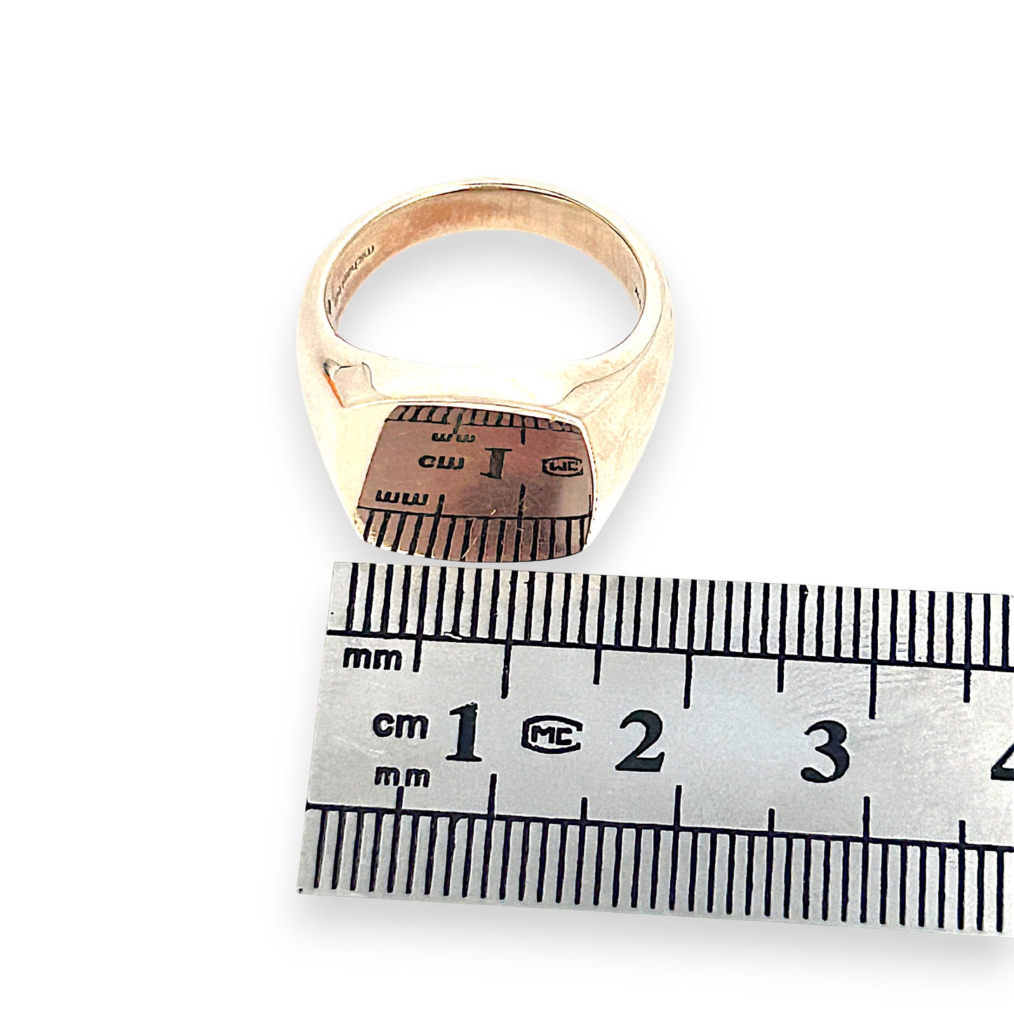 GOLD DEAL | 10ct (10K) Gold Soft Square Signet Ring by MIchael Hill