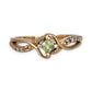 GOLD DEAL | 10ct (10K) Gold Golden Meadow Peridot Ring Size M
