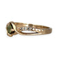 GOLD DEAL | 10ct (10K) Gold Golden Meadow Peridot Ring Size M