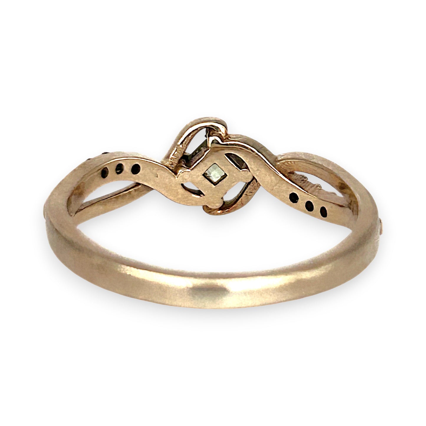 GOLD DEAL | 10ct (10K) Gold Golden Meadow Peridot Ring Size M