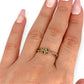 GOLD DEAL | 10ct (10K) Gold Golden Meadow Peridot Ring Size M