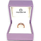 GOLD DEAL | 10ct (10K) Michael Hill Rose Gold Radiance Link Ring Size O