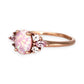 GOLD DEAL | 10ct (10K) Rose Gold Refurbished Opal Aurora Ring Size Q