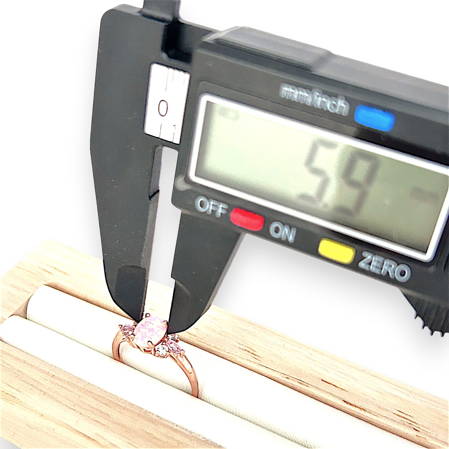 GOLD DEAL | 10ct (10K) Rose Gold Refurbished Opal Aurora Ring Size Q