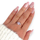 GOLD DEAL | 10ct (10K) Rose Gold Refurbished Opal Aurora Ring Size Q