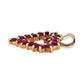 GOLD DEAL | 10ct (10K) Gold Open Heart Natural Ruby Pendant