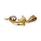 GOLD DEAL | 10ct (10K) Two Tone Gold Joyful Dolphin Pendant by Michael Hill