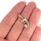 GOLD DEAL | 10ct (10K) Two Tone Gold Joyful Dolphin Pendant by Michael Hill