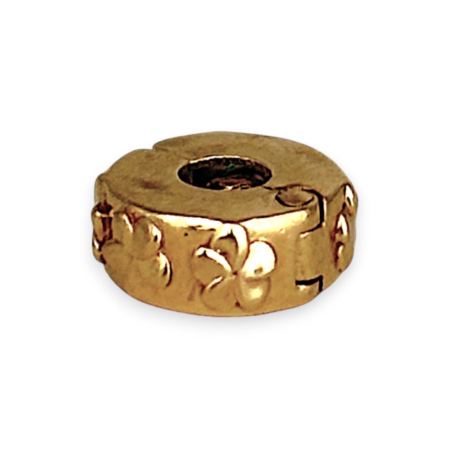 GOLD DEAL | 10ct (10K) Gold Emma & Rose Clip Charm - Flowers
