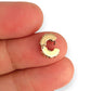 GOLD DEAL | 10ct (10K) Gold Emma & Rose Clip Charm - Flowers