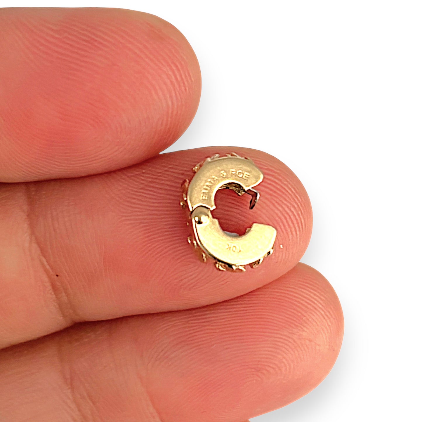 GOLD DEAL | 10ct (10K) Gold Emma & Rose Clip Charm - Flowers
