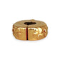 GOLD DEAL | 10ct (10K) Gold Emma & Rose Clip Charm - Flowers