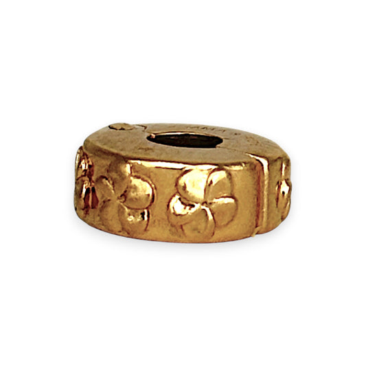 GOLD DEAL | 10ct (10K) Gold Emma & Rose Clip Charm - Flowers