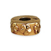 GOLD DEAL | 10ct (10K) Gold Emma & Rose Clip Charm - Flowers