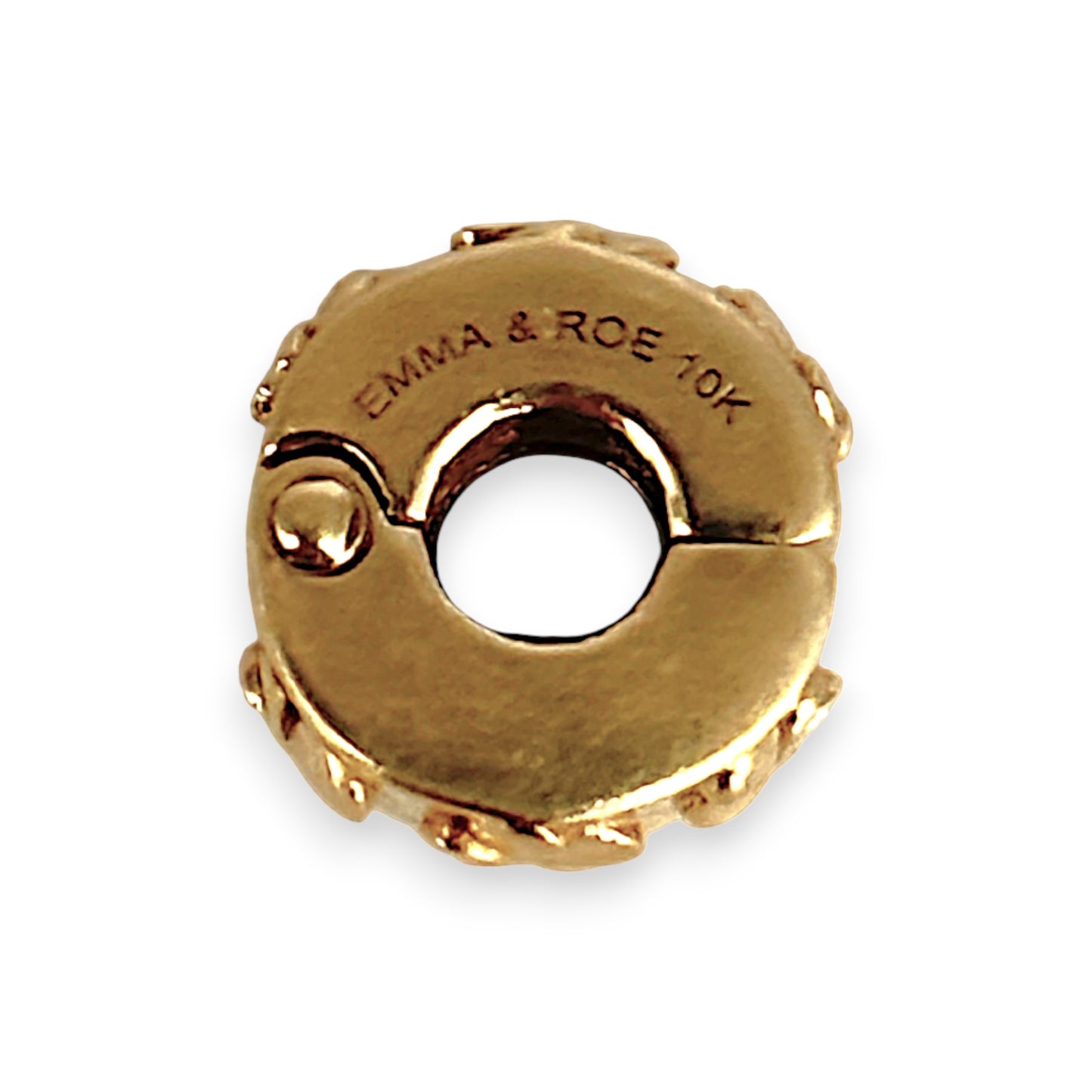 GOLD DEAL | 10ct (10K) Gold Emma & Rose Clip Charm - Flowers