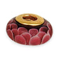 GOLD DEAL | 14ct (14K) Gold Core Pandora Murano Charm - Glass Pink Lotus
