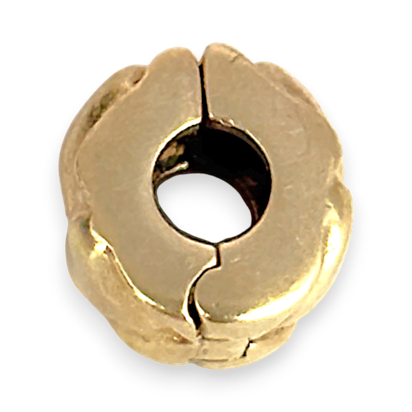 GOLD DEAL | 14ct (14K) Gold Pandora Love Heart Clip Charm