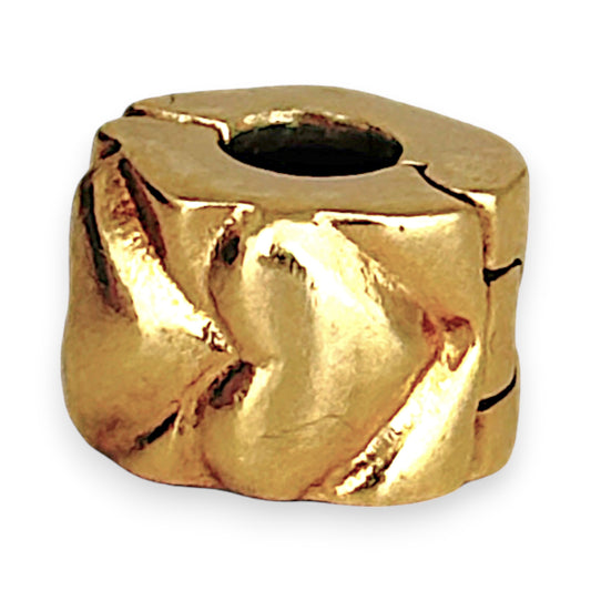 GOLD DEAL | 14ct (14K) Gold Pandora Simple Heart Clip Charm