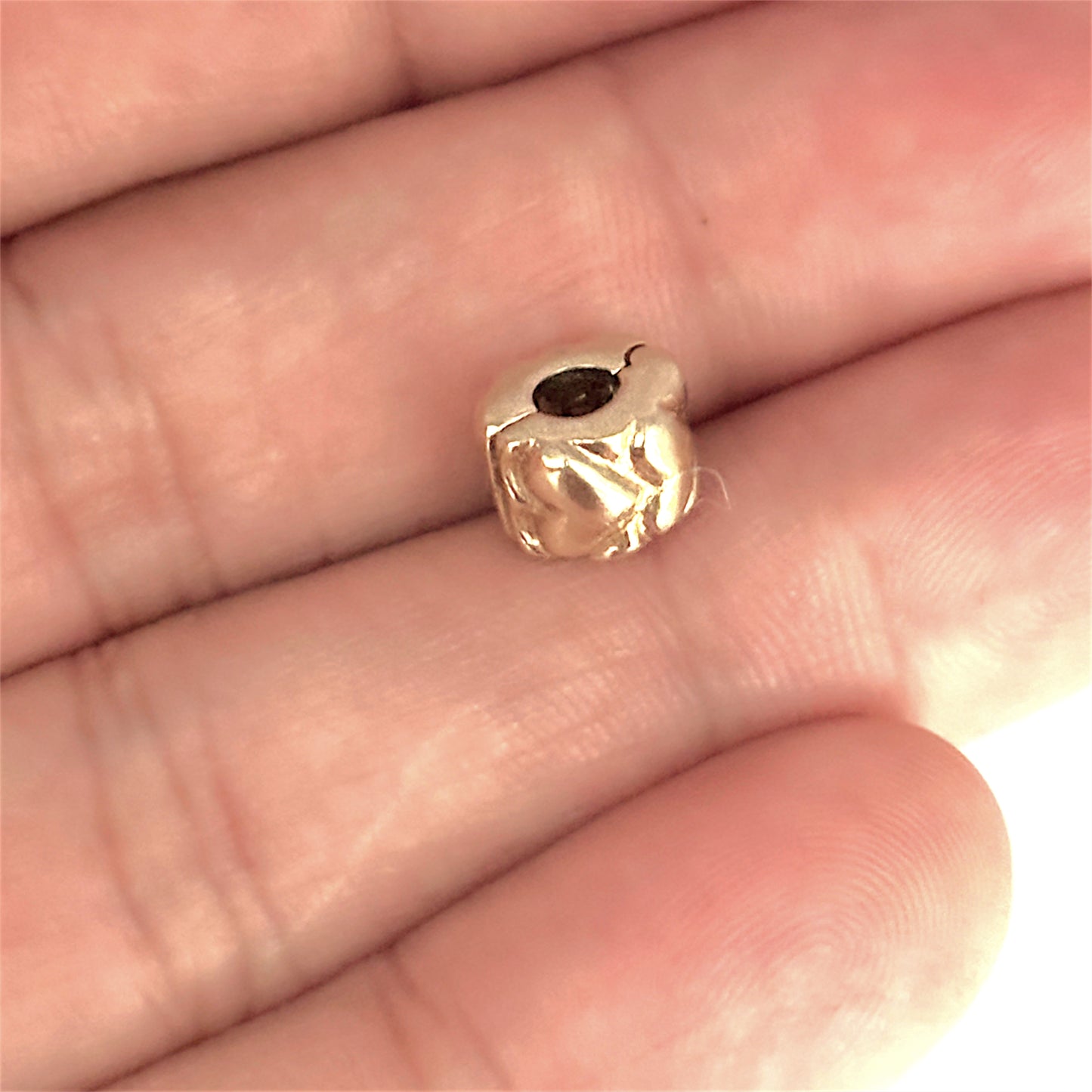 GOLD DEAL | 14ct (14K) Gold Pandora Love Heart Clip Charm