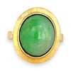 GOLD DEAL | 14ct (14K) Gold Verdant Echo Jade Ring