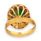 GOLD DEAL | 14ct (14K) Gold Verdant Echo Jade Ring