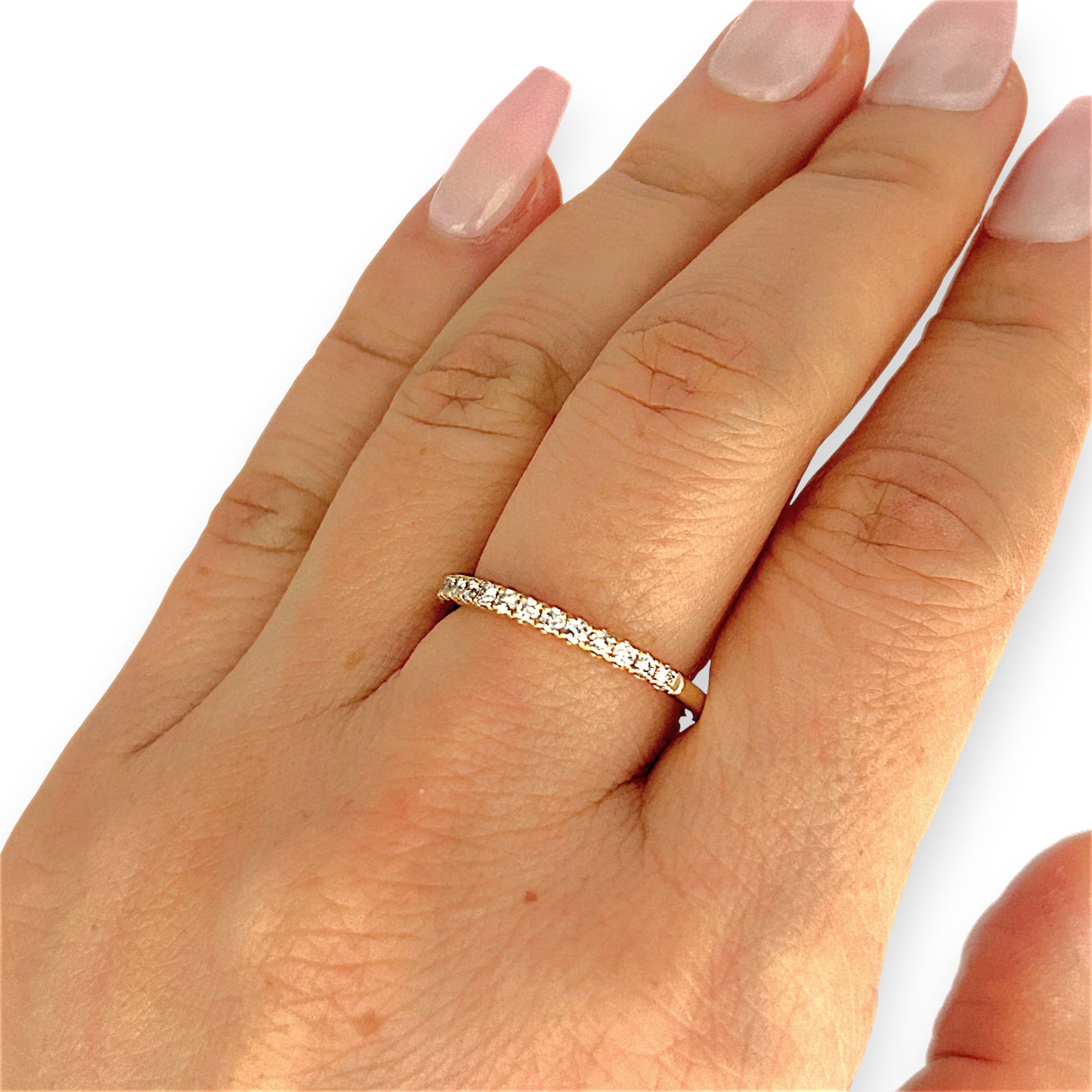 GOLD DEAL | 14ct (14K) Gold Eternal Grace 0.34ct Diamond Ring