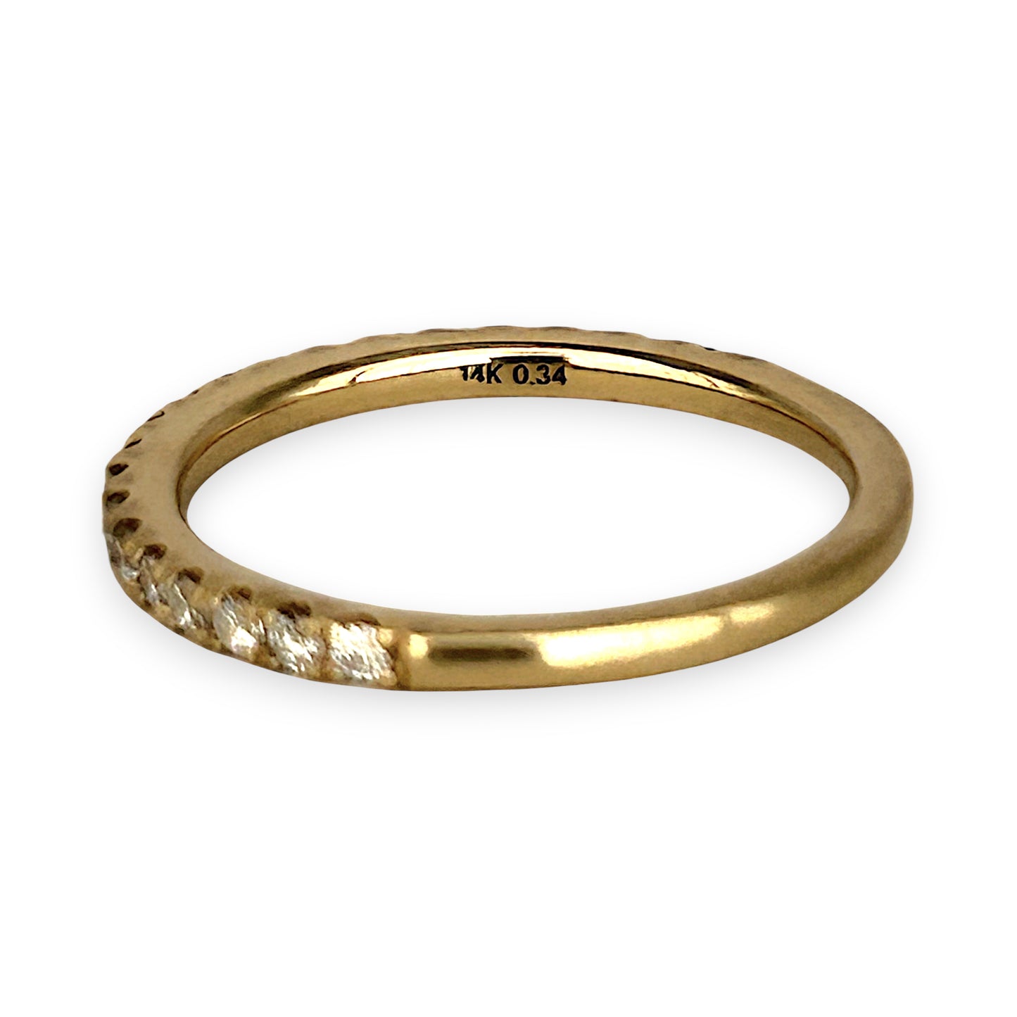 GOLD DEAL | 14ct (14K) Gold Eternal Grace 0.34ct Diamond Ring