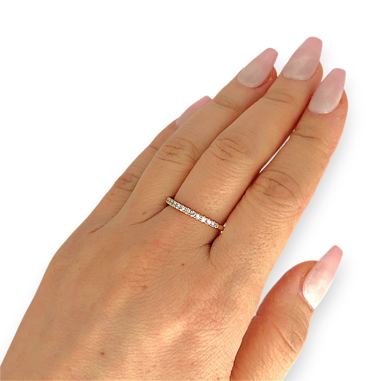 GOLD DEAL | 14ct (14K) Gold Eternal Grace 0.34ct Diamond Ring
