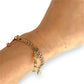 GOLD DEAL | 14ct (14K) Gold 5 Charms Bracelet 18cm