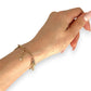 GOLD DEAL | 14ct (14K) Gold 5 Charms Bracelet 18cm