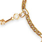GOLD DEAL | 14ct (14K) Gold 5 Charms Bracelet 18cm