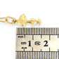 GOLD DEAL | 14ct (14K) Gold 5 Charms Bracelet 18cm