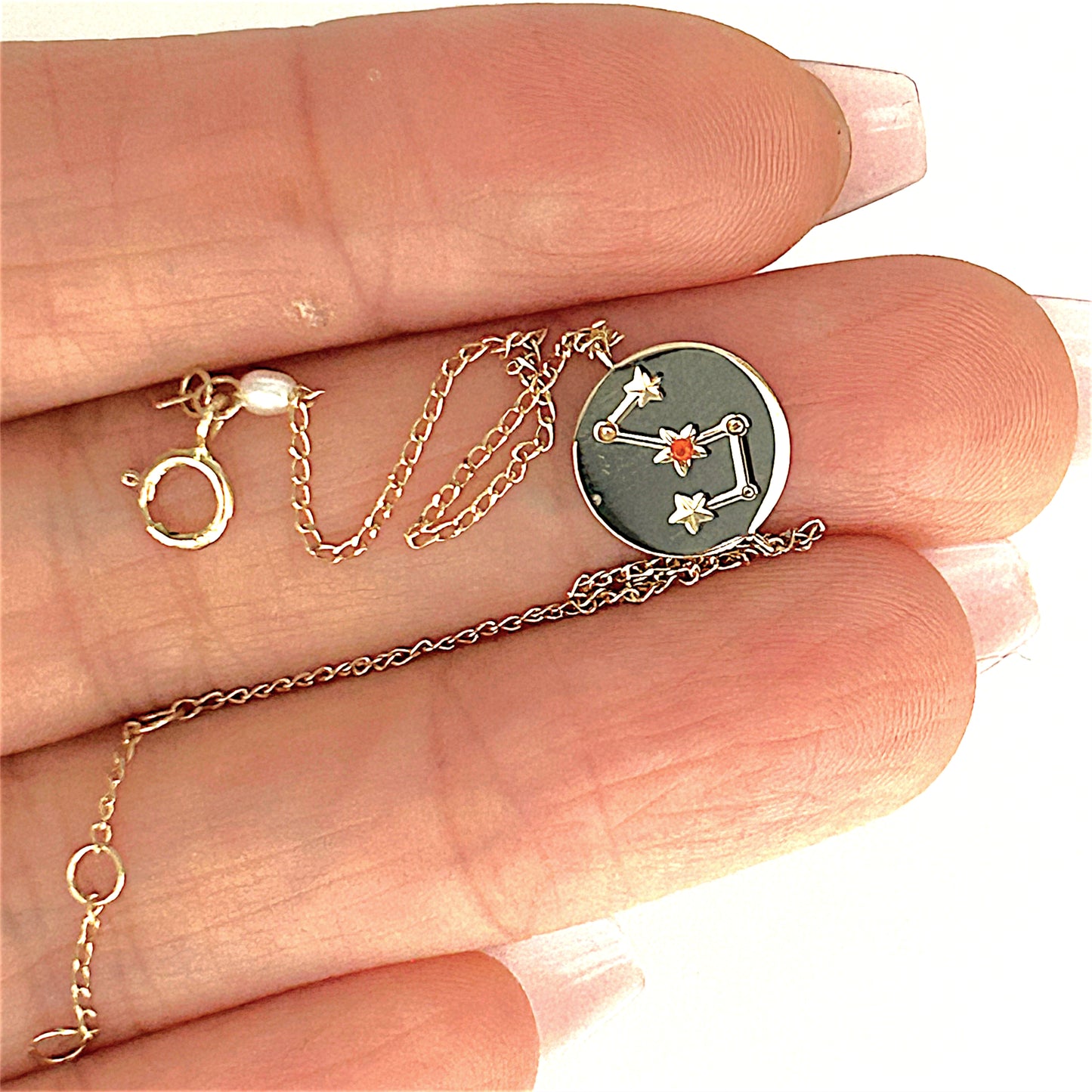 GOLD DEAL | 14ct (14K) Gold Celestial Archer Zodiac 18cm Bracelet – Sagittarius