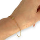 GOLD DEAL | 14ct (14K) Gold Sweet Embrace Heart Charm Bracelet 23cm