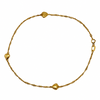 GOLD DEAL | 14ct (14K) Gold Sweet Embrace Heart Charm Bracelet 23cm
