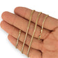 GOLD DEAL | 14ct (14K) Gold Sleek serpentine shimmer Snake Chain 50cm