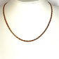 GOLD DEAL | 14ct (14K) Gold Vintage Intricate triple-strand brilliance Chopin Chain 42cm