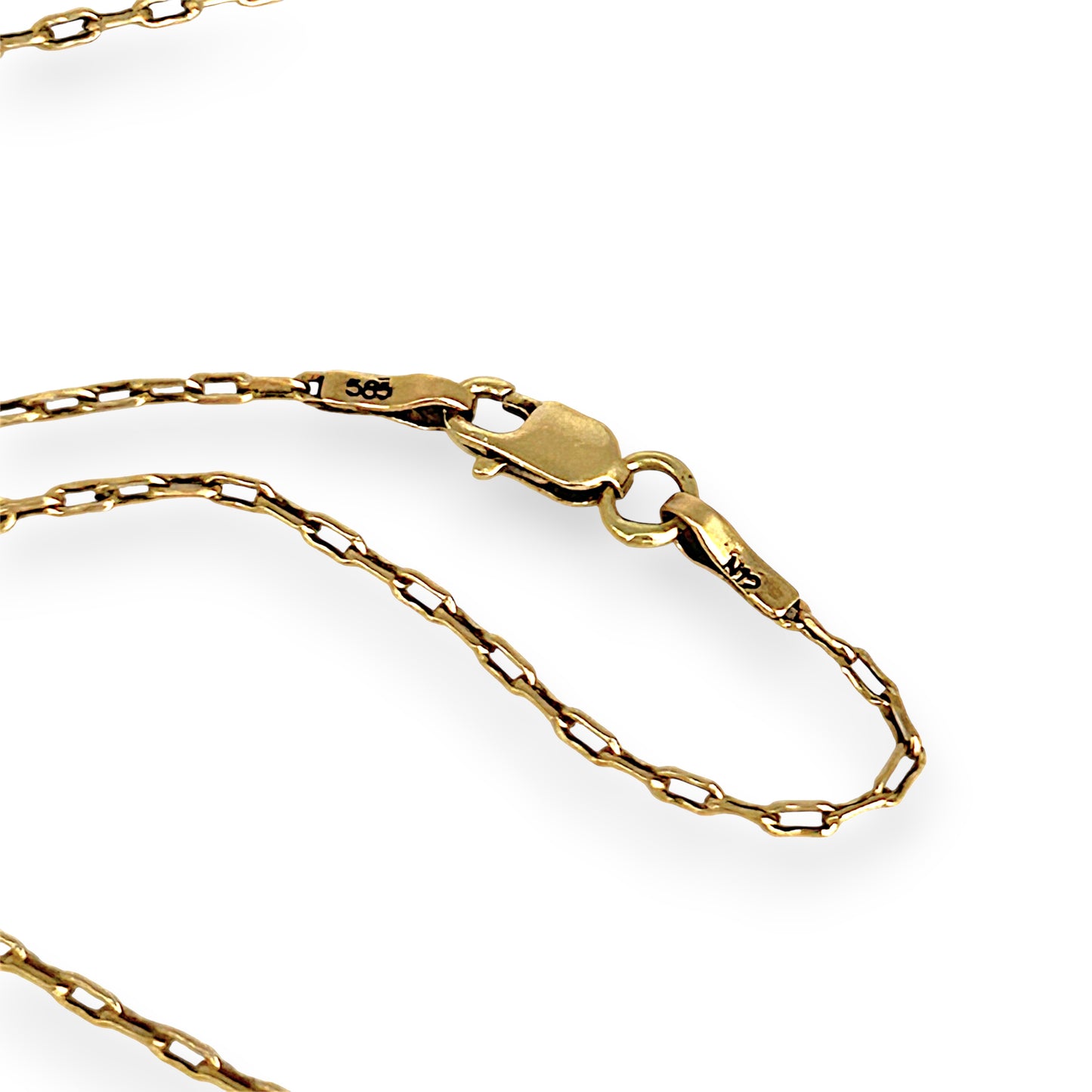 GOLD DEAL | 14ct (14K) Gold Soléa Fine Cable Link Chain 57cm