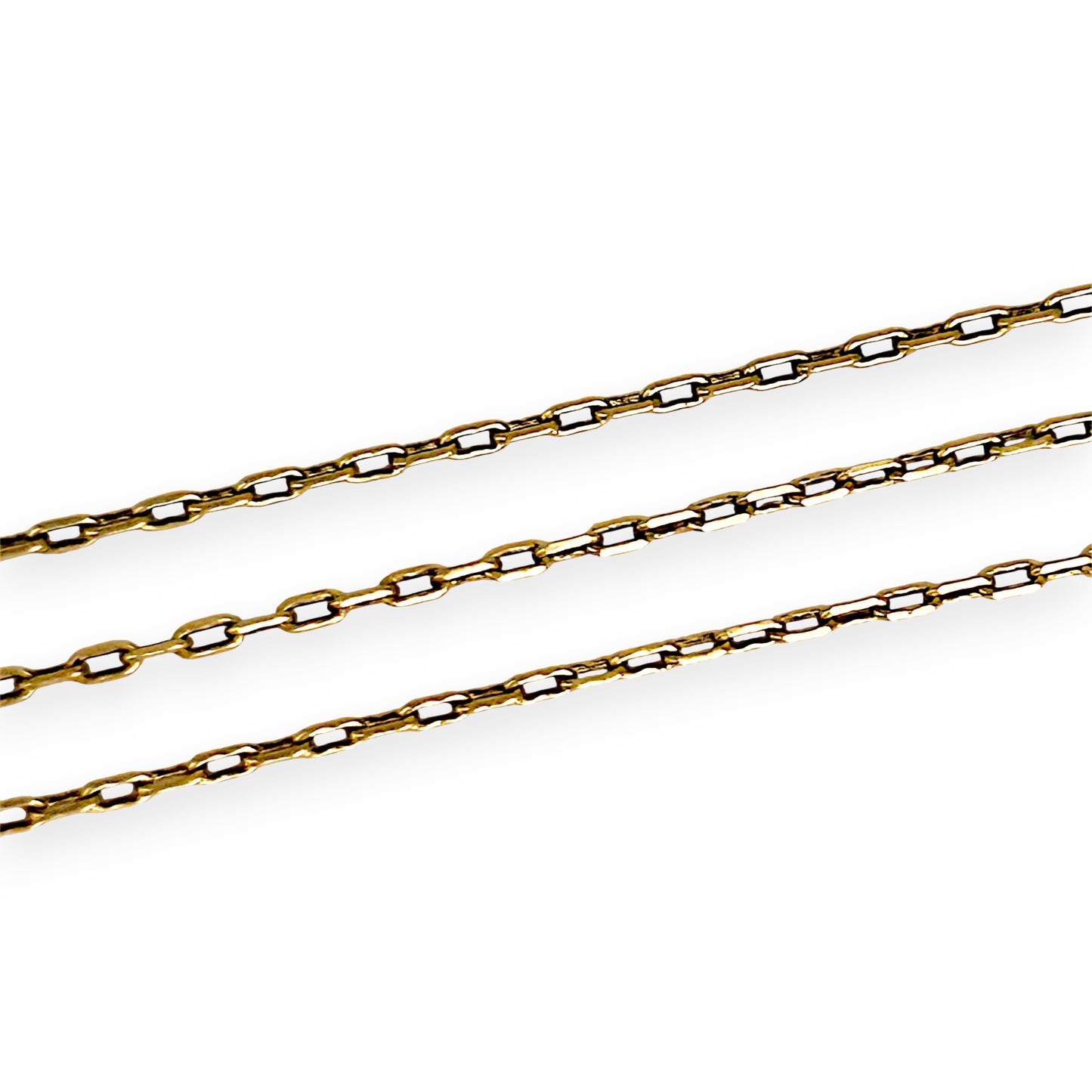 GOLD DEAL | 14ct (14K) Gold Soléa Fine Cable Link Chain 57cm