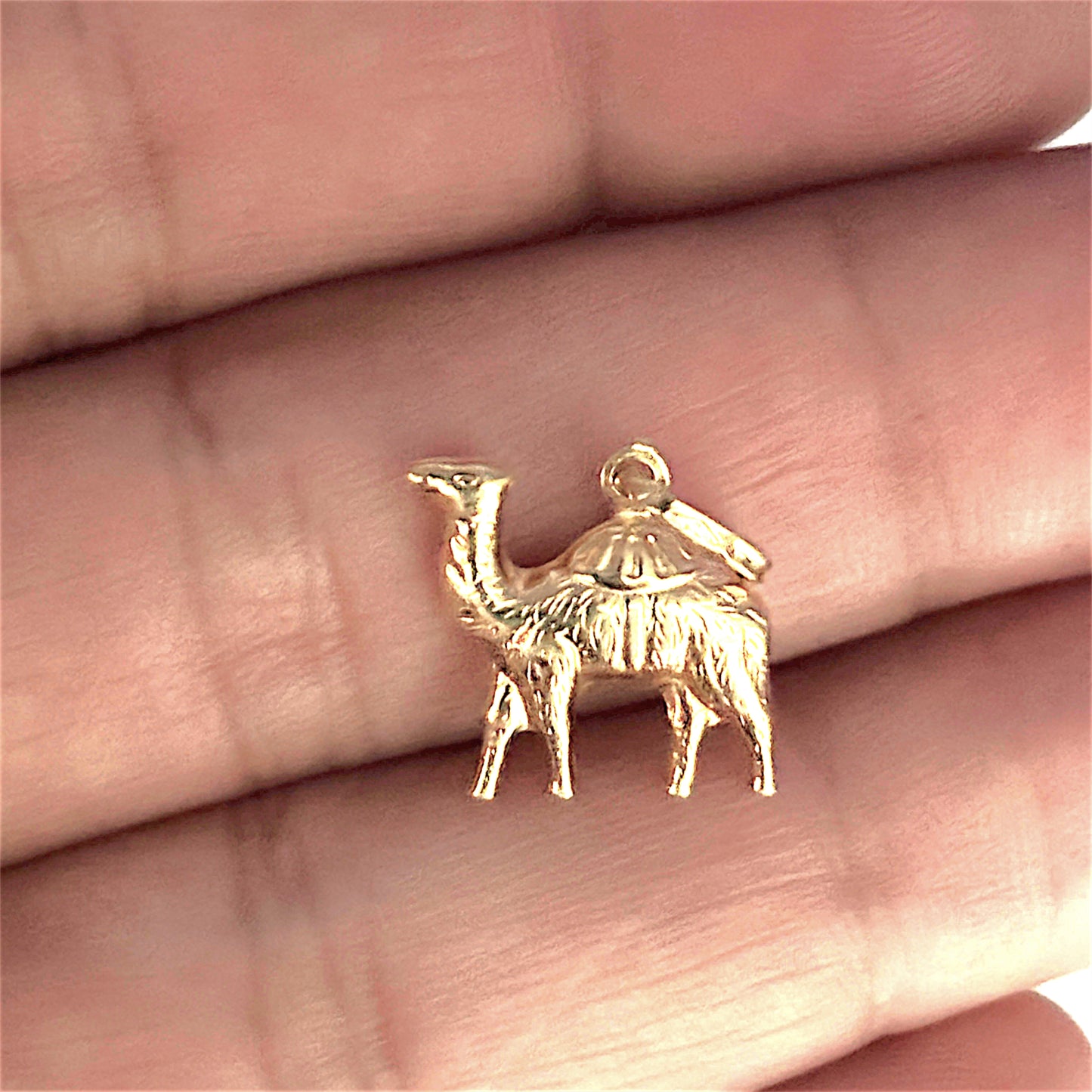 GOLD DEAL | 18ct (18K) Gold Camel Charm – Symbol of Journey & Strength