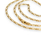GOLD DEAL | 14ct (14K) Gold Gleaming Figaro 1-1 Chain 54cm