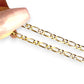 GOLD DEAL | 14ct (14K) Gold Gleaming Figaro 1-1 Chain 54cm