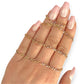 GOLD DEAL | 14ct (14K) Gold Gleaming Figaro 1-1 Chain 54cm