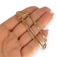 GOLD DEAL | 14ct (14K) Gold Silky Finish Flat Snake Chain 45cm