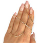 GOLD DEAL | 14ct (14K) Gold Silky Finish Flat Snake Chain 45cm