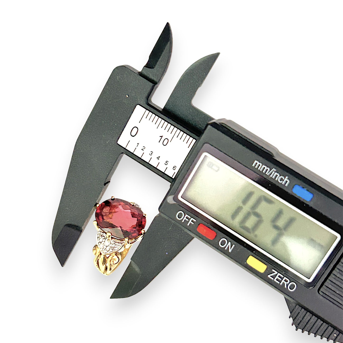 GOLD DEAL | 18ct (18K) Gold Pink Tourmaline & Diamond Dress Ring Valuation $8,500